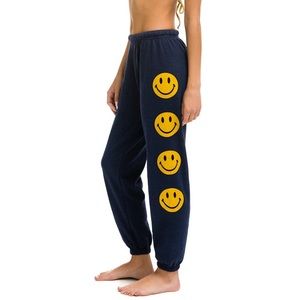 Aviator Nation Smile Sweatpants. Size small in Navy